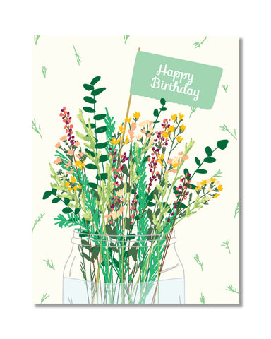 H231 Birthday Floral